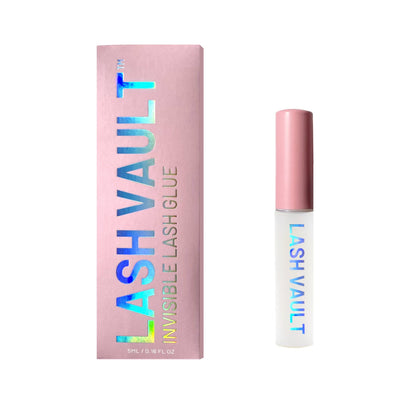 Invisible lash glue
